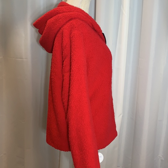 New! VS Pink Reversible Sherpa Hoodie/Jacket - Picture 7 of 10